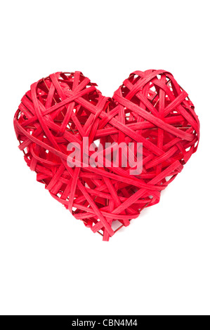 Un cuore decorazione sagomato Foto Stock