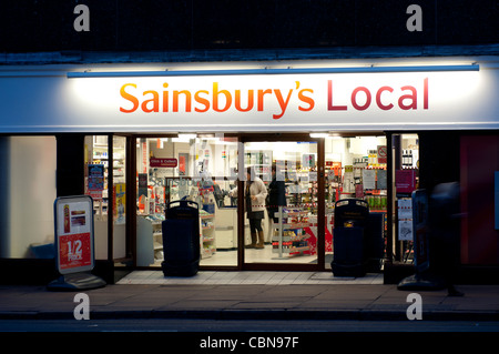 Sainsbury's negozio locale Foto Stock