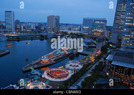 Cosmo World parco divertimenti, Minato Mirai, Yokohama, Giappone Foto Stock
