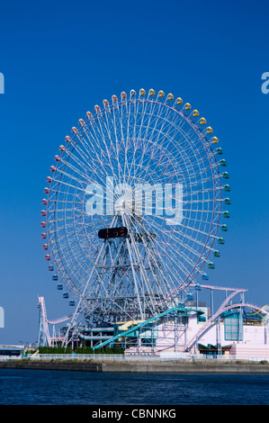 La ruota panoramica Ferris a Minator Mirai Yokohama Giappone Foto Stock