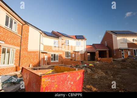 Gentoo house builder Hutton luogo allo sviluppo di alloggiamento a Sunderland, UK. Tetto Hutton stabilisce nuovi standard nella creazione di verde. Foto Stock