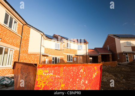 Gentoo house builder Hutton luogo allo sviluppo di alloggiamento a Sunderland, UK. Tetto Hutton stabilisce nuovi standard nella creazione di verde. Foto Stock