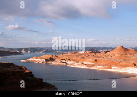 Deserto Utah, formazioni di arenaria, Lago Powell, Glenn Canyon Foto Stock