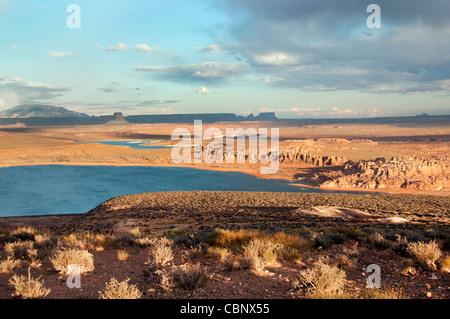 Deserto Utah, formazioni di arenaria, Lago Powell, Glenn Canyon Foto Stock