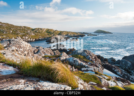 Le Scenic costiere, Il Derrynane nella Contea di Kerry, Irlanda. Foto Stock