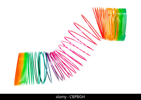 Giocattolo della molla elicoidale Foto Stock