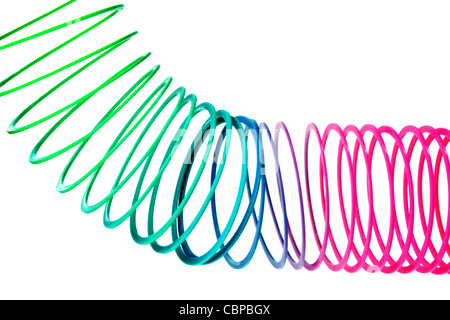 Giocattolo della molla elicoidale Foto Stock