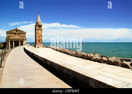 Caorle, Veneto, Italia : il santuario della Madonna dell' Angelo chiesa. Foto Stock