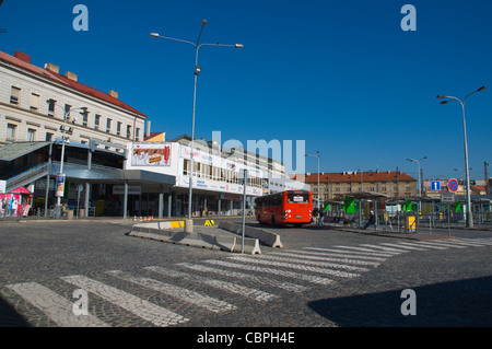 Praha Florenc Autobusove Nadrazi principali a lunga distanza stazione bus Praga Repubblica Ceca Europa Foto Stock