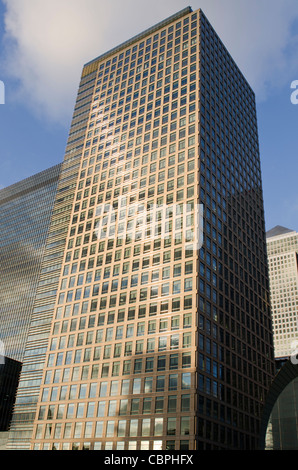 40 Bank Street Heron Quays Canary Wharf, West India Docks, Isle of Dogs. Docklands. Foto Stock