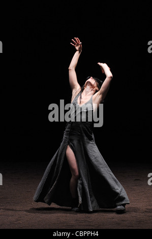 Ci sono stati i cavalli di Carolyn Carlson e Bartabas, Ci erano cavalli da Carolyn Carlson, Bartabas ballerini del CCN Roubaix Nord Pas d Foto Stock