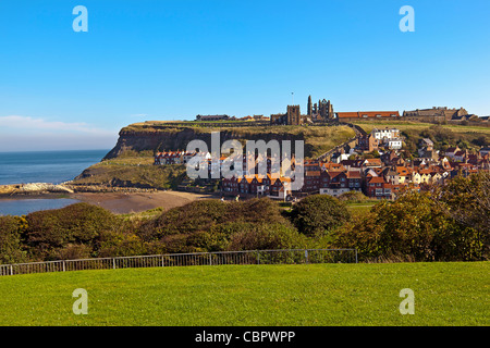 East Cliff a Whitby Foto Stock