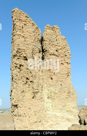 I resti di un antico tempio presso il luogo di nascita di Abramo, Borsippa, Iraq Foto Stock