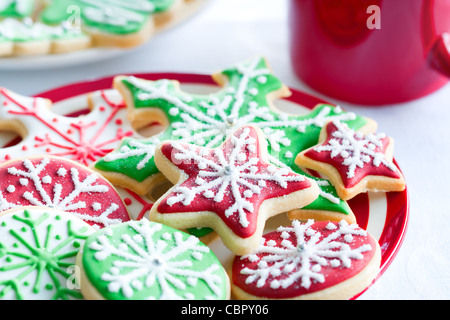 Biscotti di Natale Foto Stock