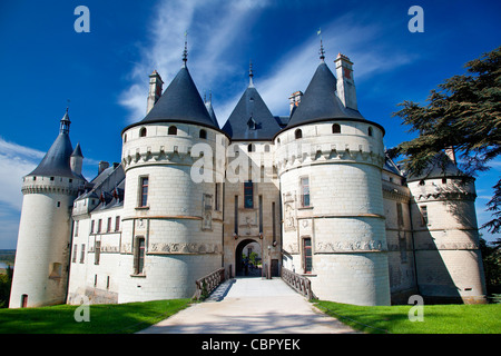 Valle della Loira, Chaumont sur Loire Castello Foto Stock