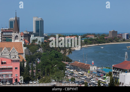 Dar es Salaam Harbour, Tanzania Africa orientale Foto Stock