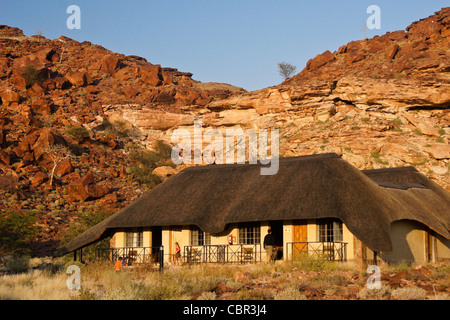 Guest cottage a Twyfelfontein Country Lodge, Damaraland, Namibia Foto Stock