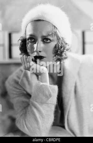 Joan Crawford ( 23 Marzo 1905 - 10 Maggio 1977 ), nato Lucille Fay LeSueur - attrice americana Foto Stock