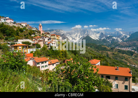 Il villaggio di Fontia, Provincia di Massa-Carrara, Toscana, Italia, Europa Foto Stock
