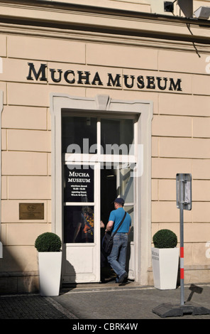 Mucha Museum, Praga, Repubblica Ceca Foto Stock