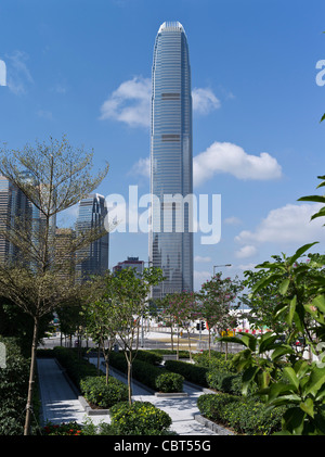 Dh CENTRAL HONG KONG IFC 2 torre giardino labirinto Wan Chai Foto Stock