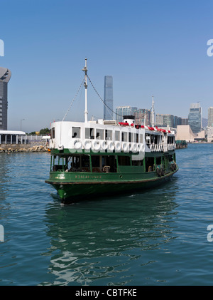 dh Solar Star traghetto verde WAN CHAI HONG KONG traghetti passeggeri trasporto pubblico Foto Stock