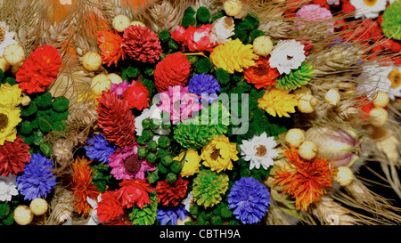 Bouquet di natale - souvenir alla mano del mercato di artigianato. Foto Stock