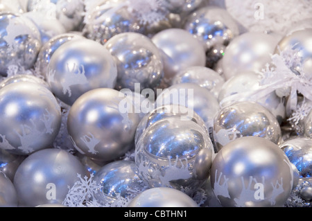 Baubles di natale Foto Stock