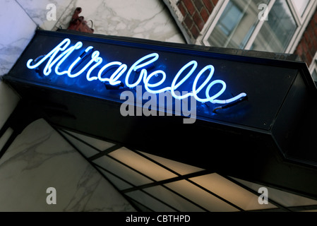 Mirabelle ristorante francese, Curzon Street, Mayfair, Londra Foto Stock