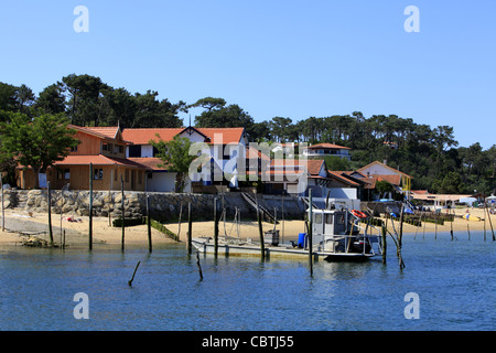 Nei villaggi delle il Cap Ferret, Francia Foto Stock