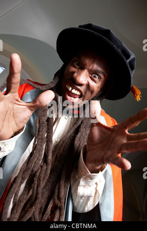 Poeta, commediografo e autore Benjamin Zephaniah. Foto Stock