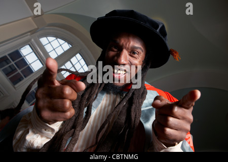 Poeta, commediografo e autore Benjamin Zephaniah. Foto Stock