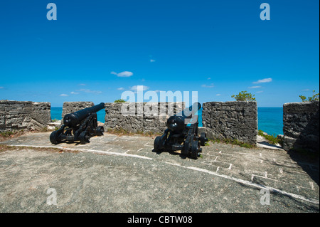 Bermuda. Gates Fort Park e fort, Bermuda. Foto Stock