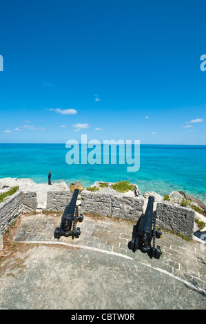 Bermuda. Gates Fort Park e fort, Bermuda. Foto Stock