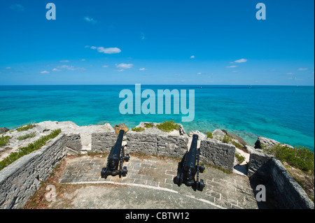 Bermuda. Gates Fort Park e fort, Bermuda. Foto Stock