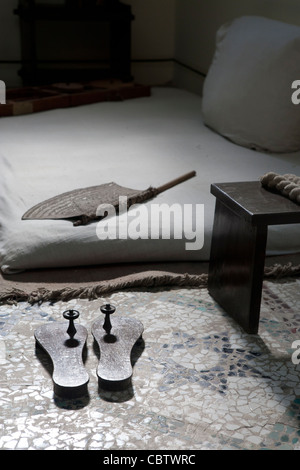 Di Gandhi camera presso il Mani Bhavan Museo Gandhi in Mumbai. Foto Stock