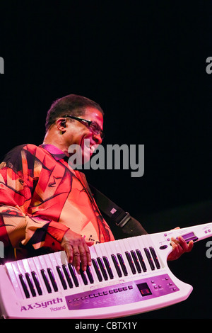 HERBIE HANCOCK esegue su Jimmy Lyons tappa - 54TH MONTEREY JAZZ FESTIVAL 2011 Foto Stock