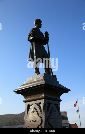 Memoriale di guerra civile eroi, Oak Bluffs, Marthas Vineyard, Massachusetts, New England, STATI UNITI D'AMERICA Foto Stock