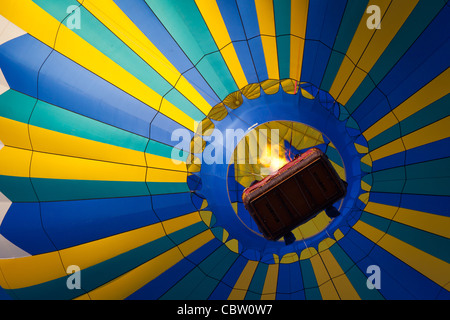 In mongolfiera ad aria calda a Prosser Ballon Rally in Prosser, Washington Foto Stock
