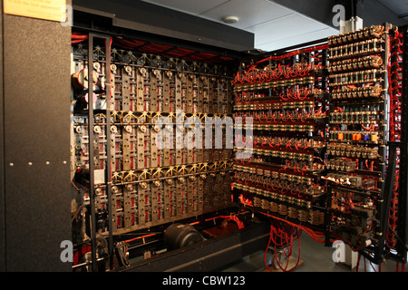 La Turing Bombe, ri-creazione del progetto in Bletchley Park, Regno Unito Foto Stock