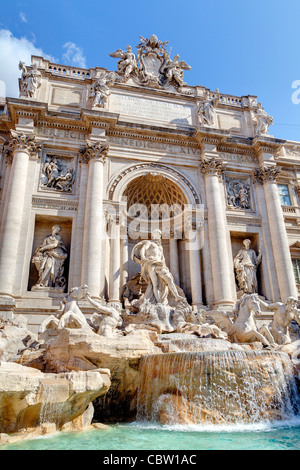 Fontana di Trevi Fontana Roma Italia Foto Stock