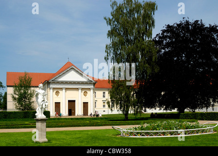 Teatro del Castello di Rheinsberg. In Schlosstheater Rheinsberg. Foto Stock