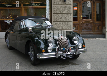 Auto sportiva Jaguar XK 140 DHC Foto Stock