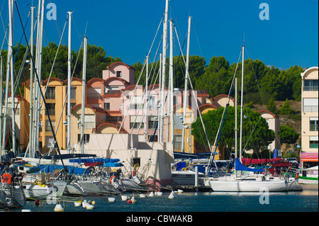 Gruissan, Aude, Langudoc-Roussillon, Francia Foto Stock