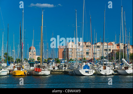 Gruissan, Aude, Langudoc-Roussillon, Francia Foto Stock