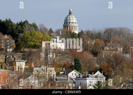 La prima chiesa di Cristo scienziato su College Hill, Providence, Rhode Island Foto Stock