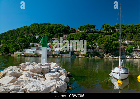 Istres's Harbor, stagno di Berre, Bouches du Rhone, Francia Foto Stock