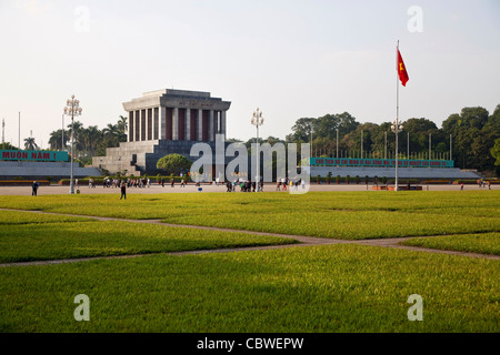 Mausoleo di Ho Chi Minh ad Hanoi, in Vietnam, in Asia Foto Stock