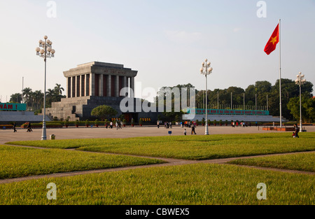 Mausoleo di Ho Chi Minh ad Hanoi, in Vietnam, in Asia Foto Stock