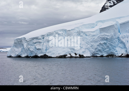 GLACIER Lemaire Channel, Antartide Foto Stock